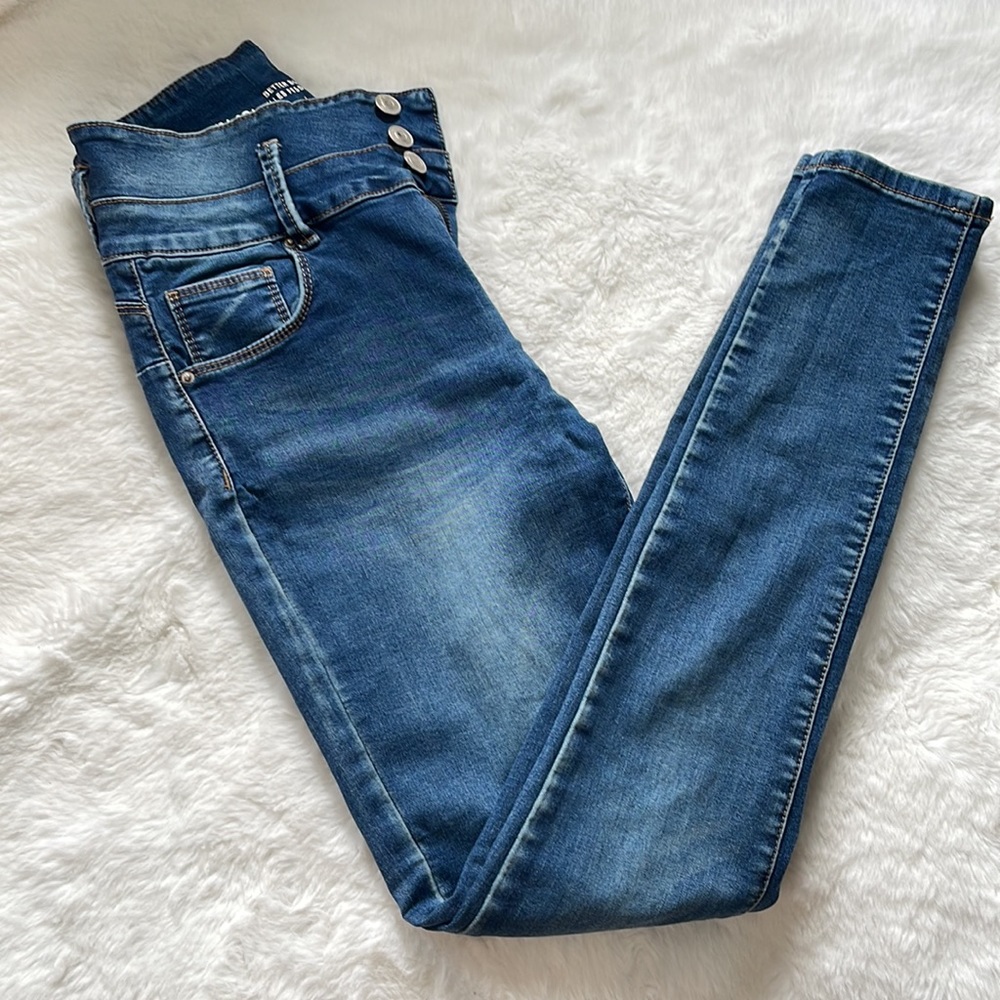 Dark blue super stretchy jeans